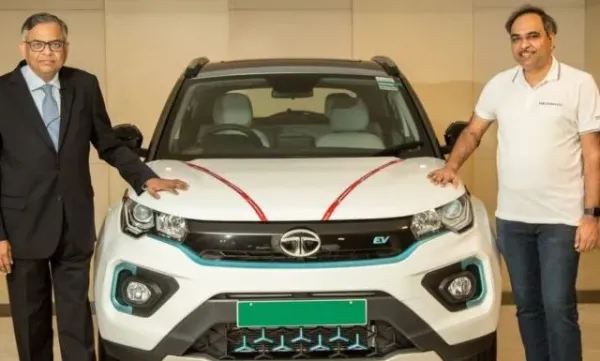 celebs tata nexon ev n chandrasekharan