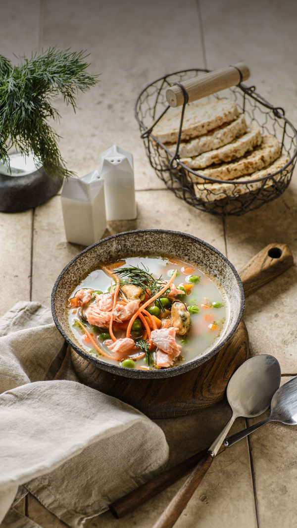 Súp cá hồi Phần Lan