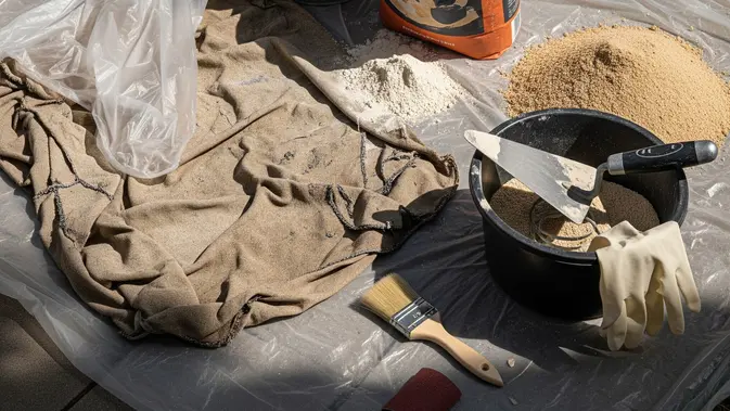 Cara Membuat Pot dari Kain Bekas dan Semen, Mudah dengan Bahan Sederhana Cara Membuat Pot dari Kain Bekas dan Semen. (AI Generated)