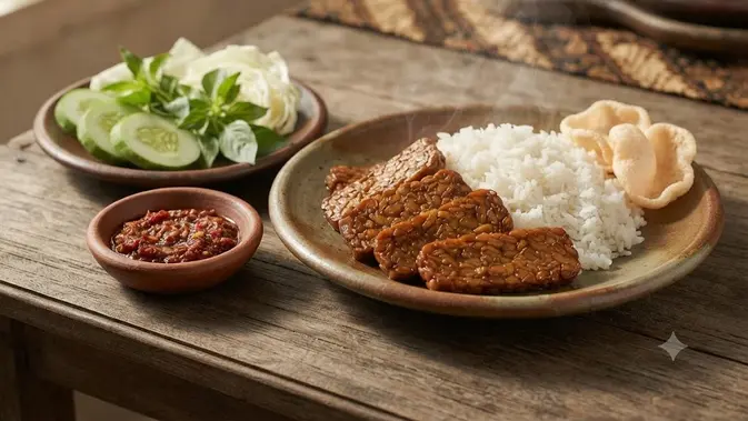resep tempe bacem khas Jogja resep tempe bacem khas Jogja (AI generated)
