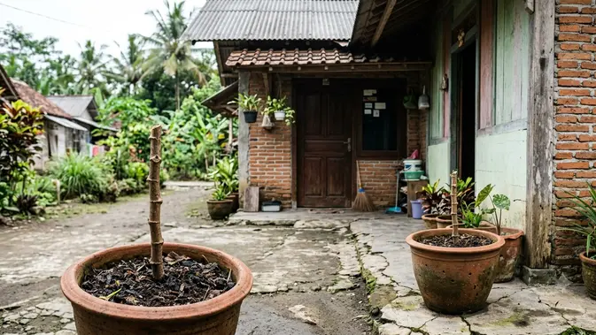 Cara Menanam Daun Singkong di Pot agar Tumbuh Subur. AI Generated Cara Menanam Daun Singkong di Pot agar Tumbuh Subur. AI Generated