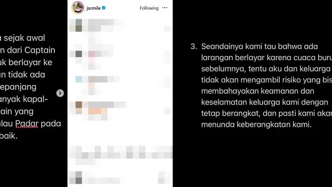 Klarifikasi Jessica Mila © instagram.com/jscmila