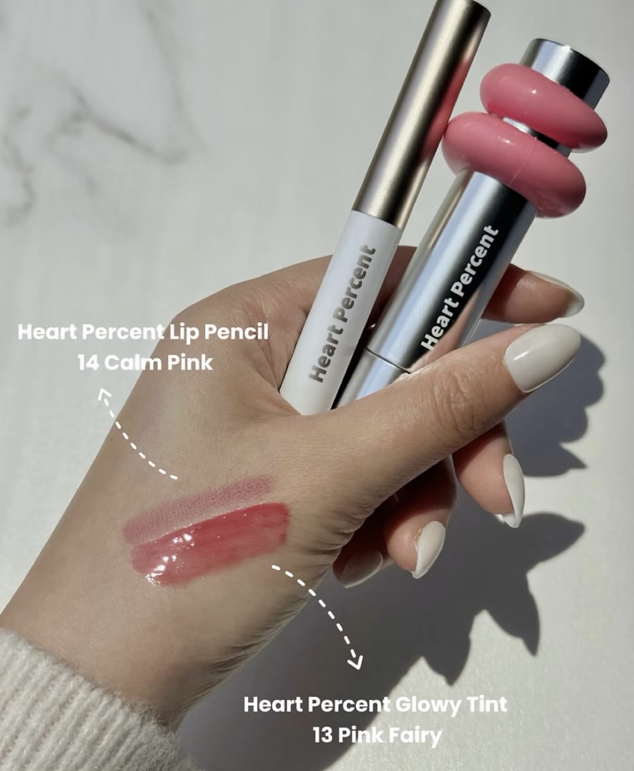Combos lèvres rosés