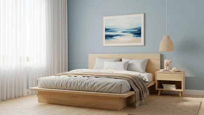 Desain Kamar Tidur Minimalis Ukuran 3x3 (AI Genenrated) Desain Kamar Tidur Minimalis Ukuran 3x3 (AI Genenrated)