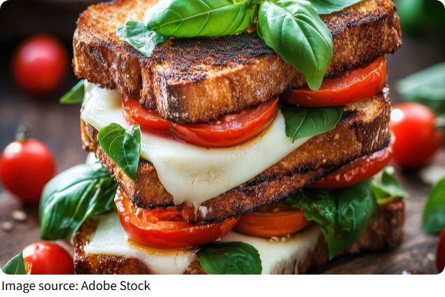 Bánh mì nướng xếp lớp mặn