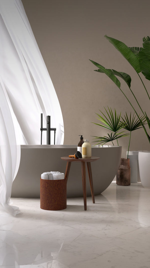 A Minimalist Tub Retreat!