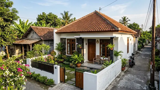 Desain Rumah Sederhana 6x10 Meter Desain Rumah Sederhana 6x10 Meter (AI Generated)