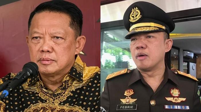 Kolase Eks Jaksa Agung Muda Bidang Tindak Pidana Khusus (Jampidsus), Febrie Adriansyah (kiri dan kanan). Terungkap 7 kasus besar ditangani Febrie Adriansyah selama menjabat Jampidsus Kejagung RI.