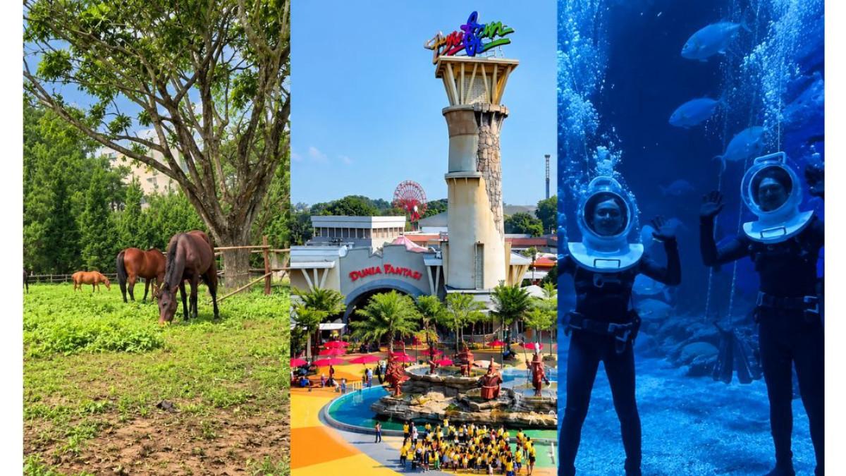 DESTINASI WISATA RAMAH ANAK - liburan bareng keluarga makin seru dengan 4 destinasi pilihan, dari De’ Ranch hingga Museum Angkut yang asyik untuk dikunjungi.
