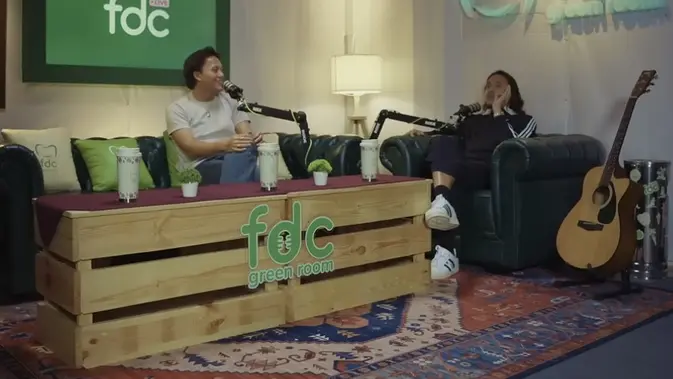 Rizky Febian dan Ello Rizky Febian dan Ello di Podcast FDC Green Room (Dok. Pribadi)