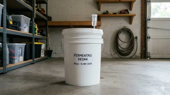 Cara Buat Pakan Ikan dari Dedak Fermentasi EM4 (AI generated)