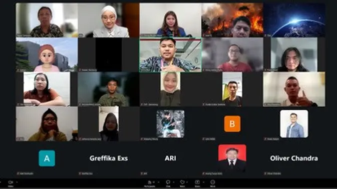Program Studi Produksi Media IMDE menggelar webinar bertajuk “Tanpa Visual Loe Bisa Mati: Ide Sekeren Apa Pun Nggak Akan Berarti Kalau Eksekusinya Biasa Aja” secara daring melalui Zoom, Jumat (4/9/2026).