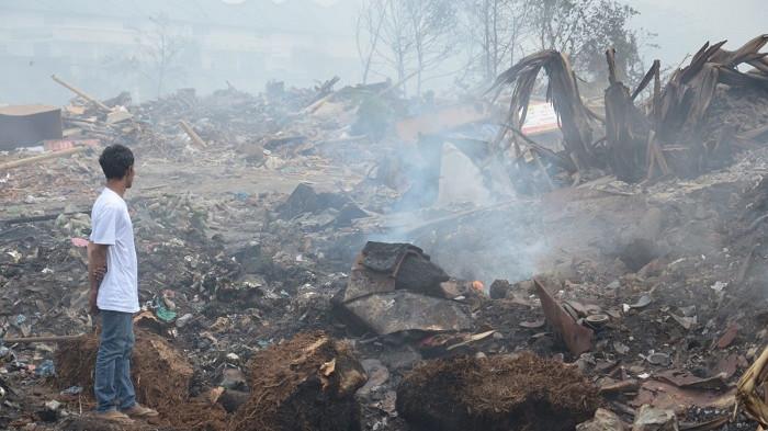 KEBAKARAN - Penanganan kebakaran di Jalan Nakula, Gang Jatayu, Pemecutan Klod, Denpasar Barat, Denpasar, Bali, Rabu 2 September 2026.