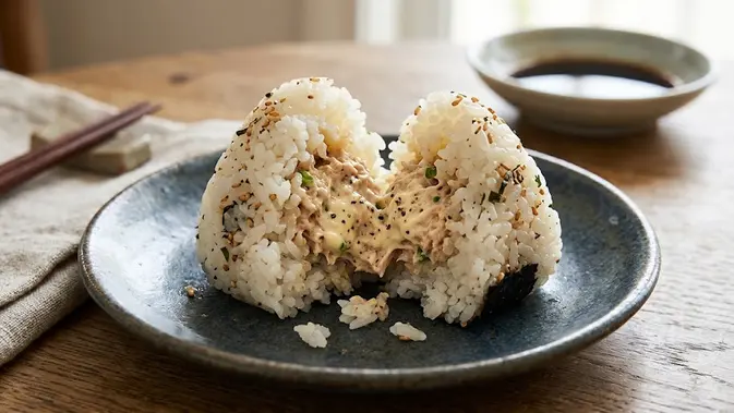 Onigiri yang mudah hancur Onigiri yang mudah hancur (AI generated)