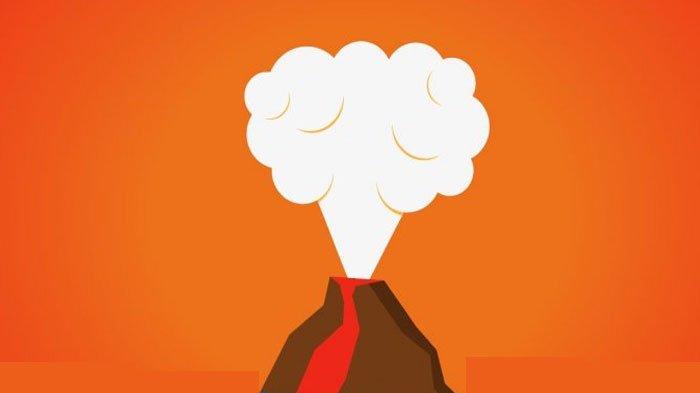 Ilustrasi gunung berapi. Mengenal 4 Level Status Gunung Berapi, Lengkap.