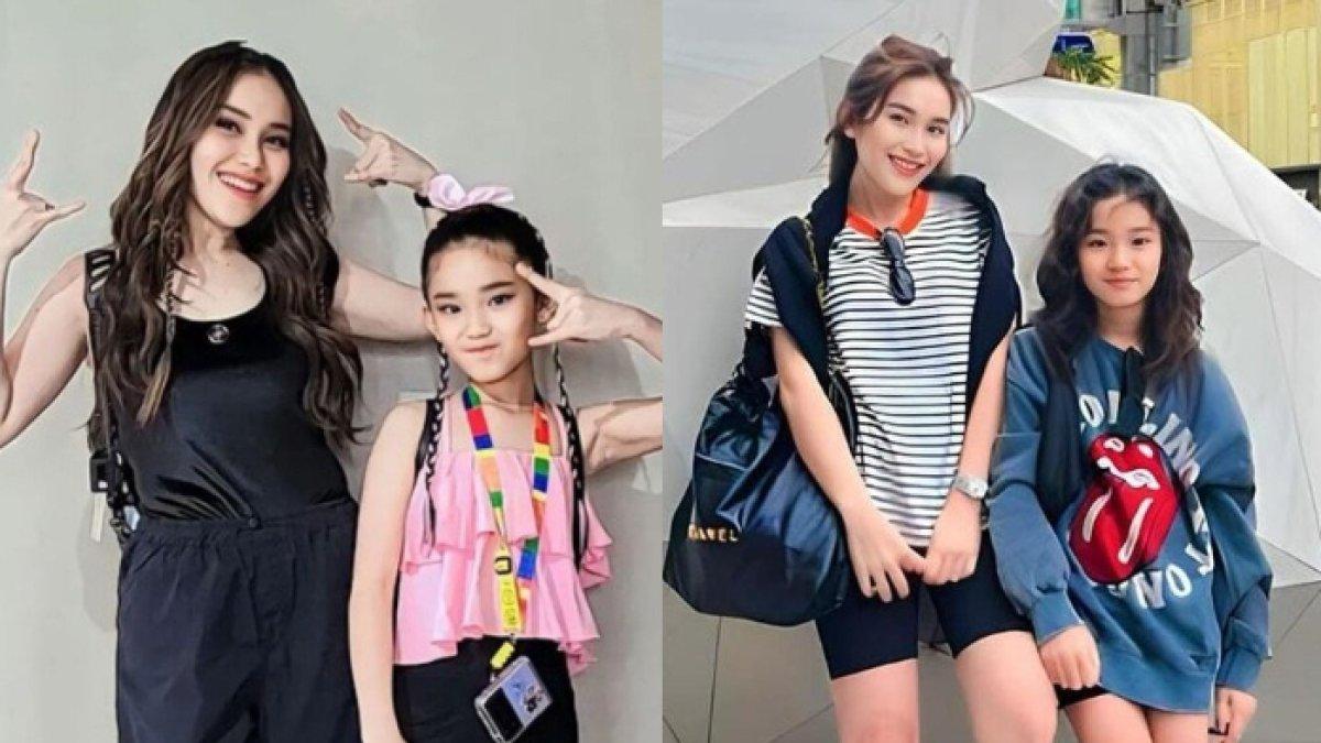 Ayu Ting Ting terkesan melihat Bilqis mampu berkomunikasi dengan guru asing di sekolah barunya.