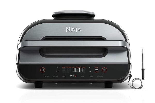 Ninja Foodi Smart XL 6-in-1 Indoor Grill with 4-qt Air Fryer, Roast, Bake, Broil, Dehydrate Credit: Amazon