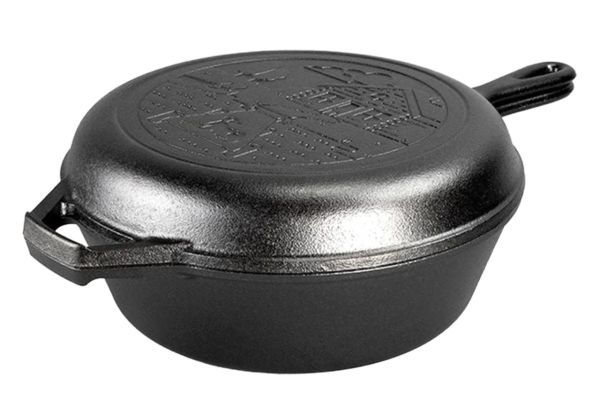 Lodge Wanderlust Series Cast Iron Combo Cooker Credit: Amazon