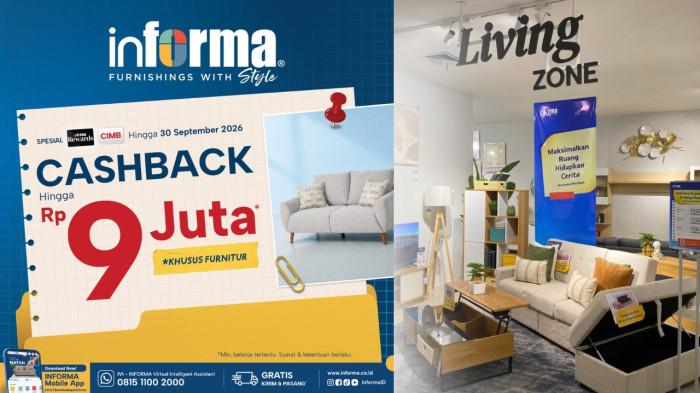 PROMO INFORMA - Informa Yasmin Bogor kembali menghadirkan berbagai penawaran menarik melalui program Home Festival.