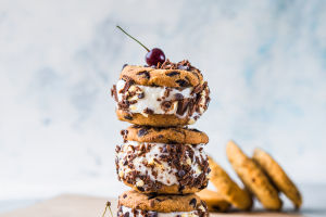 Cherry Blondie Sandwiches