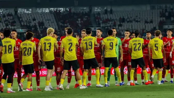 Malaysia Vs Timnas Indonesia pada laga FIFA ASEAN Cup 2026 di SUGBK, Jakarta, Senin (28-9-2026). (Dok. Official FAM Facebook)