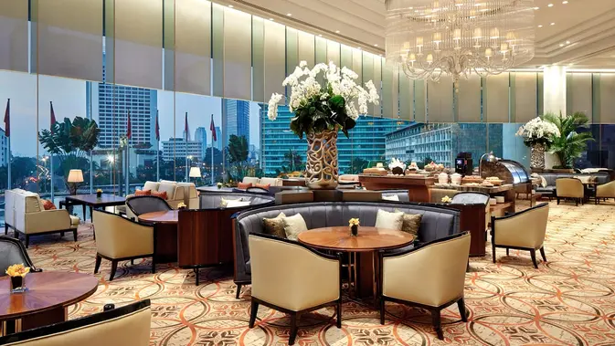 Fountain Lounge di Grand Hyatt Jakarta. / Foto dok:  Grand Hyatt Jakarta.