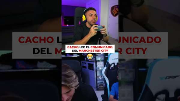 CACHO LEYENDO EL COMUNICADO DEL MANCHESTER CITY 😂 #djmariio