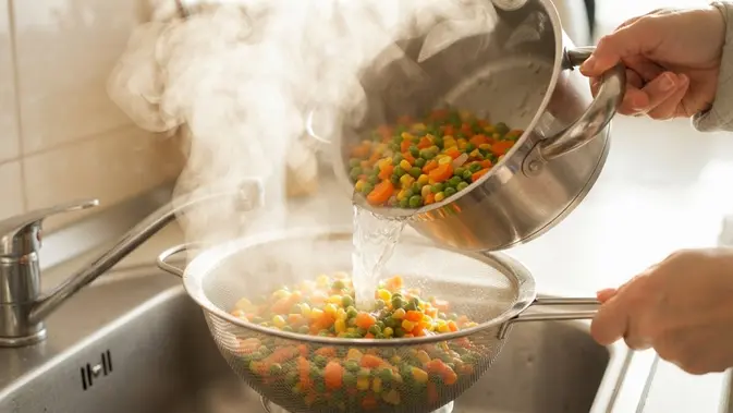 Trik Merebus Sayur Frozen agar Warna Tetap Hijau dan Kandungan Gizinya Terjaga (AI Generated)