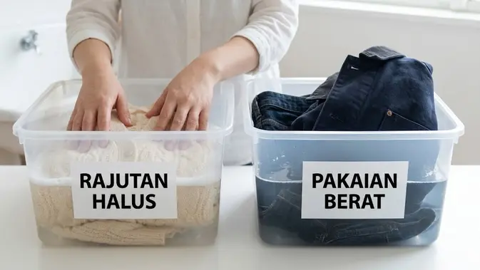 Cara Mencuci Cardigan Rajut agar Tidak Berbulu. (AI Generated)