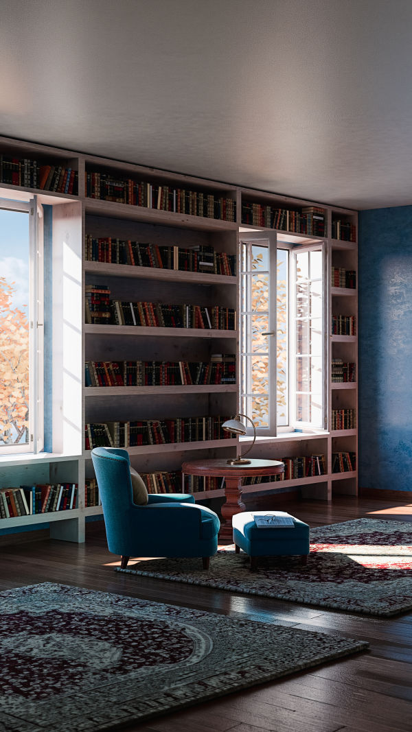 Living Room Library