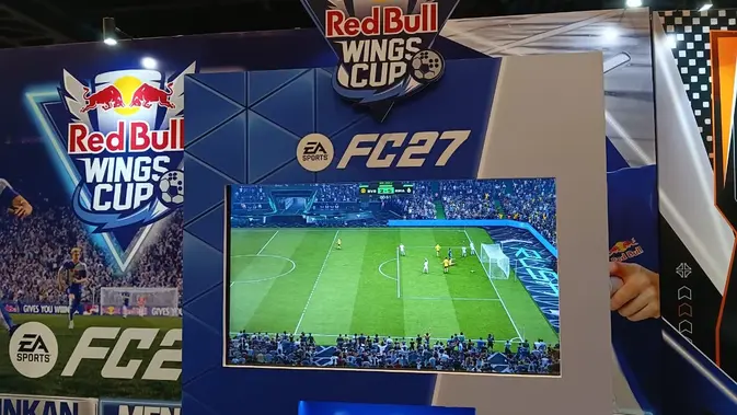 Red Bull Wings Cup Indonesia Comic Con (ICC) di booth Red Bull Wings Cup, pada Sabtu (3/10/2026).