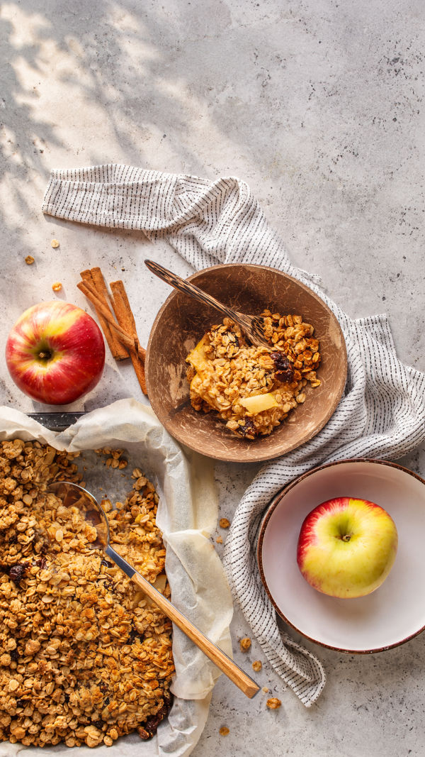 Apple Cinnamon Oat Bake