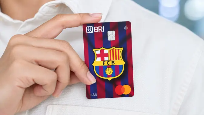 Kartu BRI Debit FC Barcelona. Kartu BRI Debit FC Barcelona.