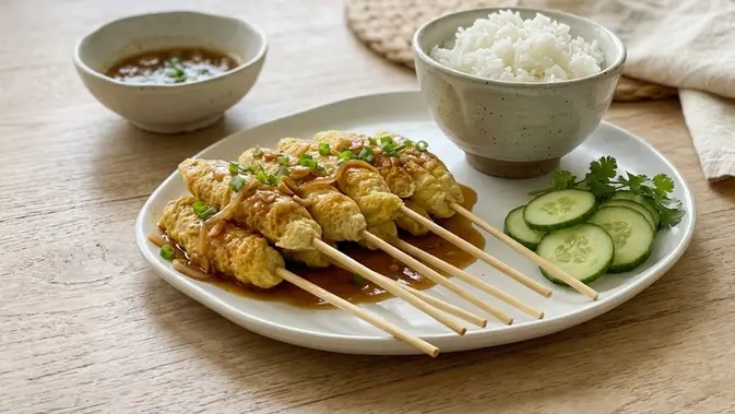 Resep telur gulung saus mentega (AI generated)