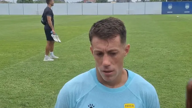 Penyerang sayap Persib Bandung, Mariano Peralta Penyerang sayap Persib Bandung, Mariano Peralta. (Bola.com/Erwin Snaz)