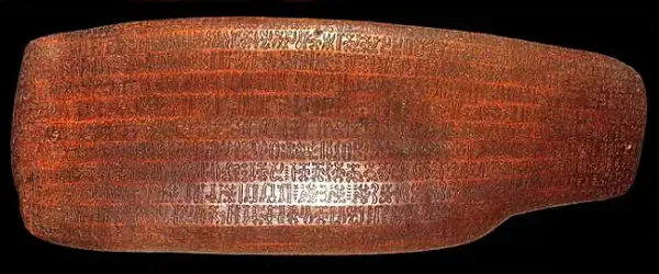 In the 19th century, mysterious glyphs from Easter Island drew scholarly attention; more than 150 years later, the Rongorongo script remains undeciphered [Image credit: Wikiepdia]