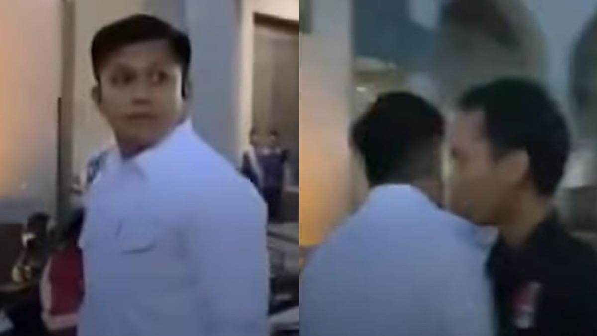 AJUDAN GUBERNUR KALTIM - Asky Toding, ajudan Gubernur Kalimantan Timur (Kaltim) Rudy Mas'ud senggol mahasiswa saat di Samarinda, akun Instagram diserbut