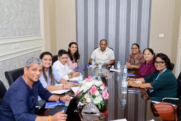 Subtle transition: The news of Smriti’s takeover came in a late press note from the BCCI, which had earlier shared images from a selection meeting for the Zimbabwe tour, with Smriti the lone player part of the think tank.