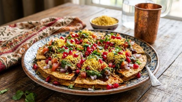 khakhra masala chaat recipe