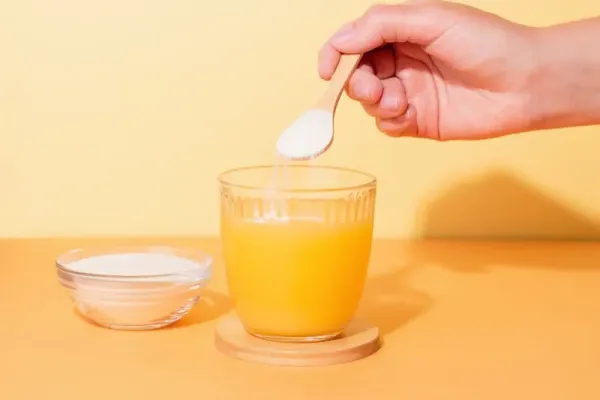 Ilustrasi minuman kolagen Ilustrasi minuman kolagen