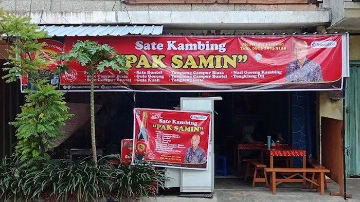 KULINER LEGENDARIS SOLO - Warung Sate Kambing Pak Samin di Jl. Imam Bonjol No.3, Keprabon, Kec. Banjarsari, Kota Surakarta, Jawa Tengah. Begini sejarah Sate Kambing Pak Samin, salah satu kuliner legendaris Solo.