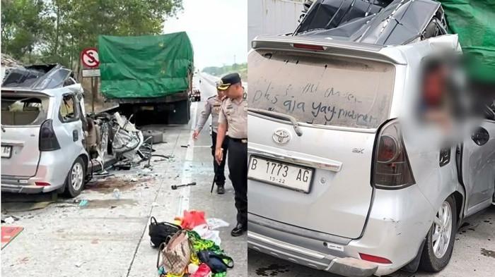 KECELAKAN MAUT - Kecelakaan di KM 198.100 Tol Terpeka, Lampung, Minggu (25/10/2026), menewaskan enam orang yang merupakan satu keluarga