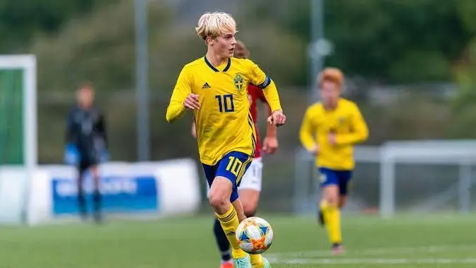 Lucas Bergvall. (X/Barca Buzz)