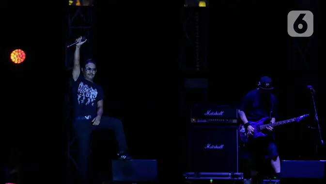 Grup Musik Jamrud di acara The 90's Festival Jamrud (Liputan6.com/Herman Zakharia)