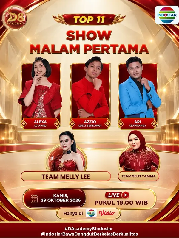 Dangdut Academy 8 Dangdut Academy 8 Top 11 Show Malam Pertama (Indosiar)