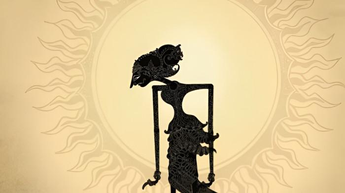 WAYANG- Ilustrasi wayang kulit dalam bentuk kartun.