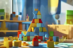 Grüne Spielzeuge