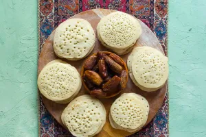 Золотые арабские панкейки