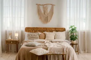 Un intérieur boho moderne