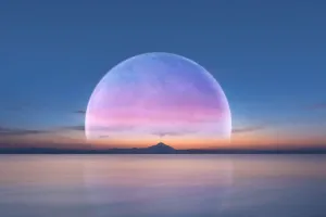 Un ciel rose
